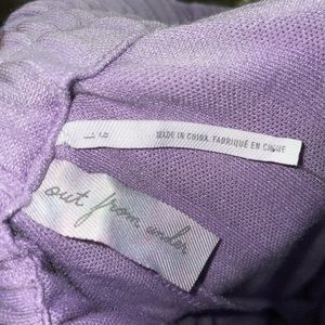 Free People Out From Under track pants, slatted bottom elastic waste